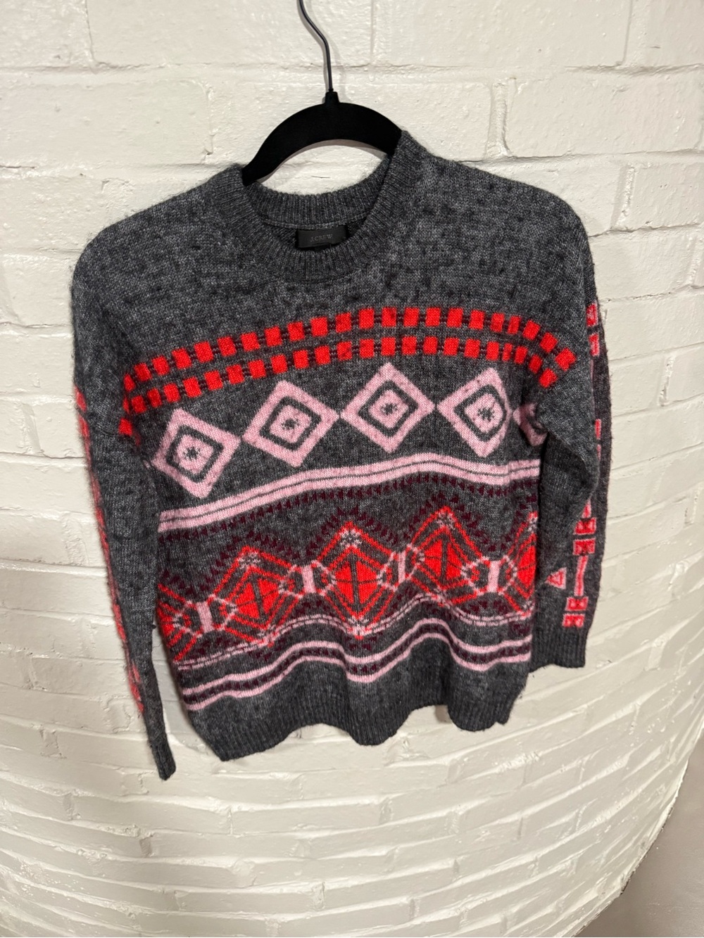J.Crew Nordic Fair Isle Wool Blend Sweater